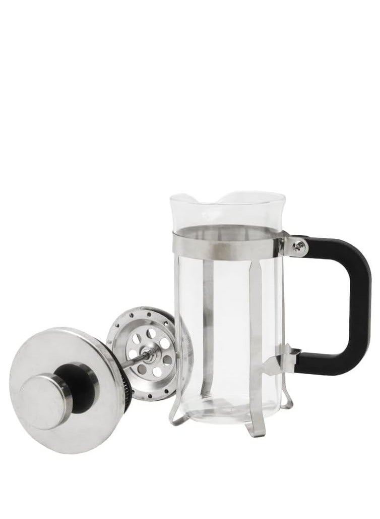 ECVV Coffee Plunger French Press Coffee and Tea Maker, Borosilicate Glass Coffee Press, Stainless Steel Filter, Durable and Heat Resistant, Black |800 ml| - Image 3