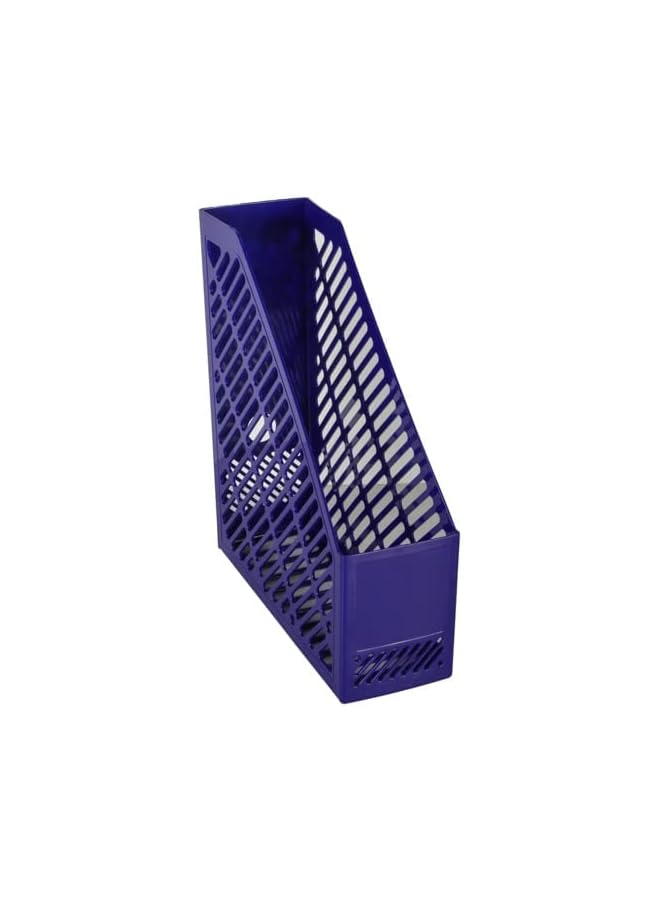 The Bros US9881 A4 Plastic Magazine Holder - Blue - Image 2