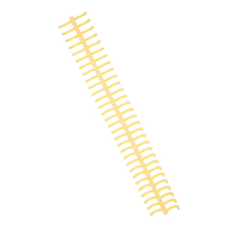 Spiral Binding Coil 16mm Inner Diameter Holds 130 Sheets - Premium Plastic Durable Binding Spine - 10-Pack Yellow for Office Classroom Library - Image 5