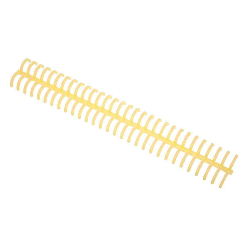 Spiral Binding Coil 16mm Inner Diameter Holds 130 Sheets - Premium Plastic Durable Binding Spine - 10-Pack Yellow for Office Classroom Library - Image 3