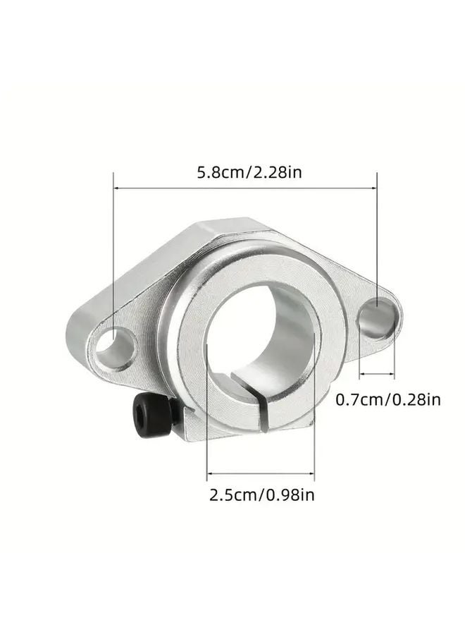 4 قطع دعامة عمود خطي من الألومنيوم 30 ملم لقضبان السكك الحديدية الخطية لتوجيه الحركة الخطية لطابعات CNC ثلاثية الأبعاد - Image 3