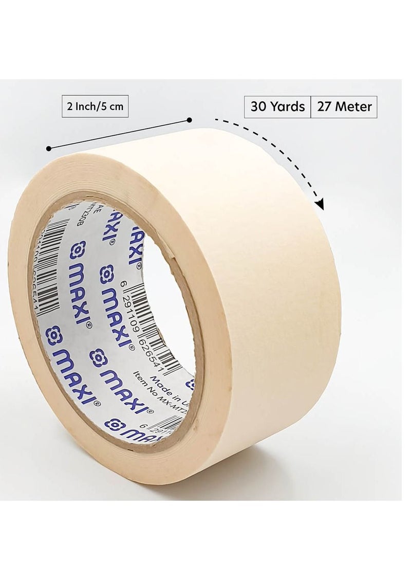 Maxi Maxi - Premium Masking Tape 6 pieces 2" x 30 Yards  - Image 2
