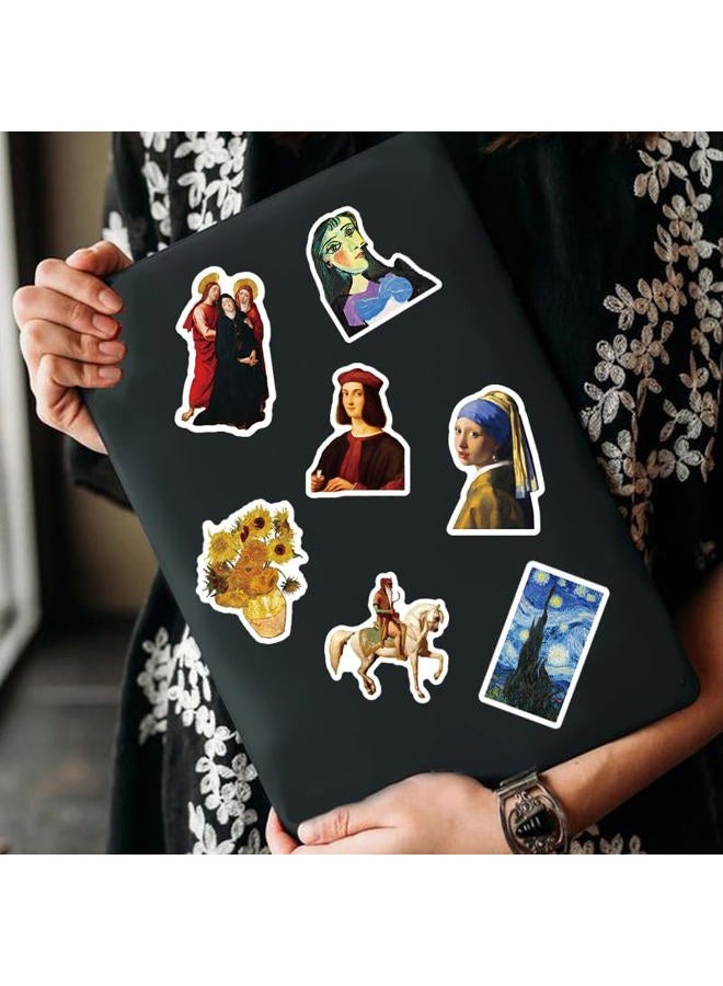 PIGBIT Renaissance Artist Stickers - 50 Pcs Vinyl Waterproof Vintage Oil Painting Art Stickers for Water Bottles,Laptops,Scrapbooks,Tumblers - Image 5