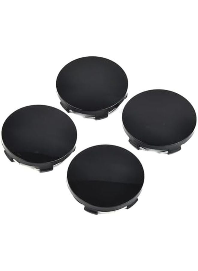 4 Pack 60mm ABS Black Car Wheel Hub Center Cap Cover for Most Cars Trucks SUVs - Image 4