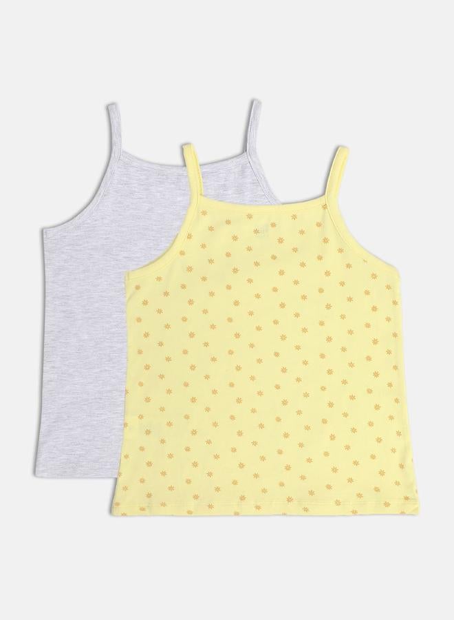 MINIKLUB Pack of 2 - Girls Cotton Camisole - Image 2