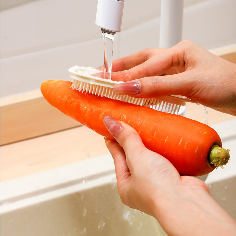Bendable Multifunctional Vegetable Fruit Cleaning Brush - Image 2