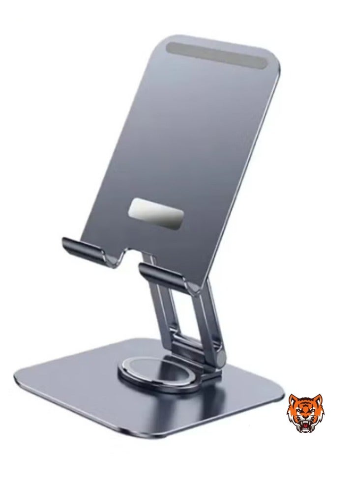 TIGER "Rotatable Cellphone & Tablet Holder – Aluminum Alloy Desktop Stand with Adjustable Angles, Sturdy and Stylish Design" - Image 3