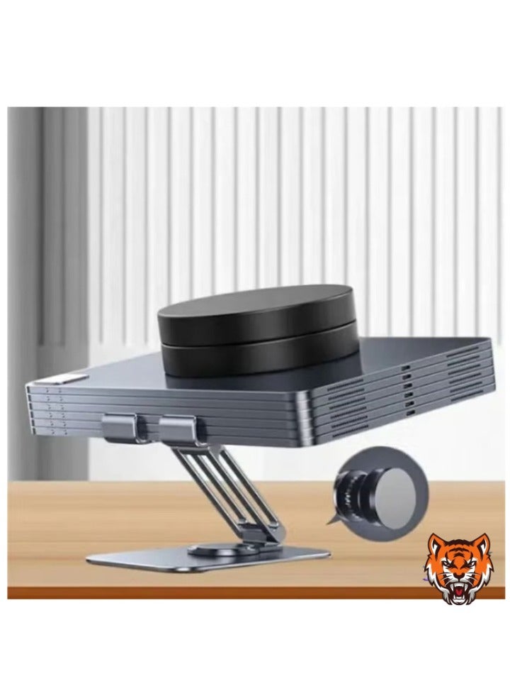 TIGER "Rotatable Cellphone & Tablet Holder – Aluminum Alloy Desktop Stand with Adjustable Angles, Sturdy and Stylish Design" - Image 4