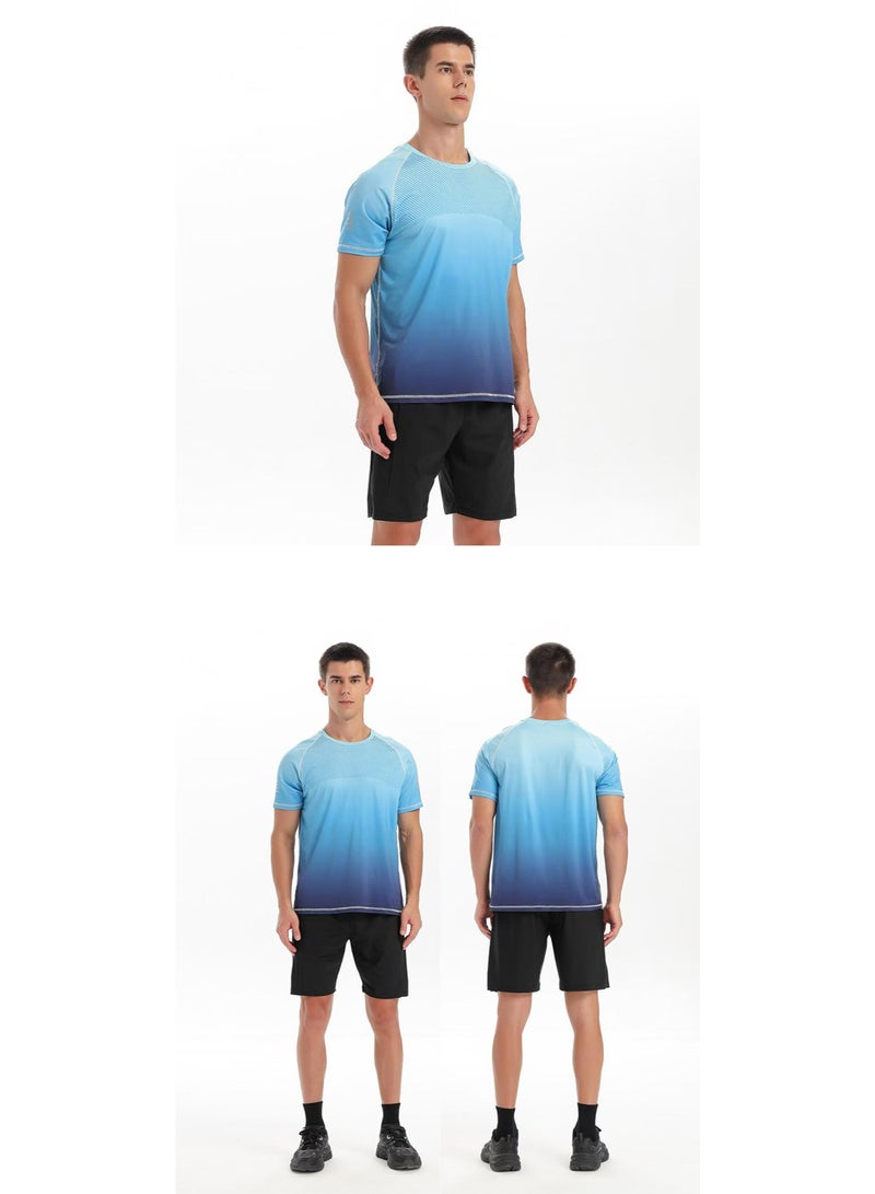 Nariele New Round Neck Sports Quick Drying T-shirt - Image 2