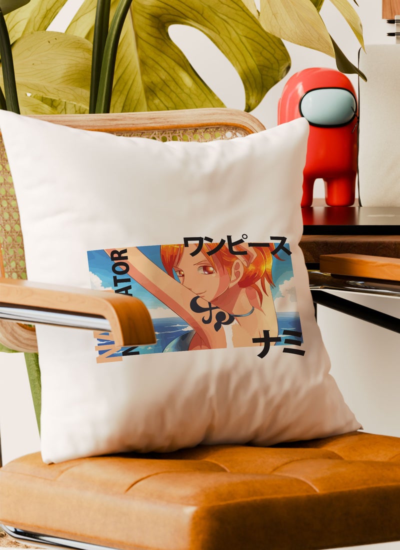 LOUD UNIVERSE One Piece Jar One Piece Couch Cushion Cat Burglar Decorative Cushion Nami Navigator-Manga Fan Gift - Image 4