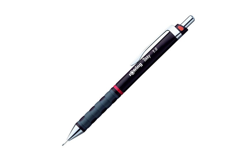 Rotring Rotring 10mm Mechanical Clutch Lead Pencil Tikky for Smooth Writing Drafting Drawing Burgundy Barrel Stationery  - Image 3