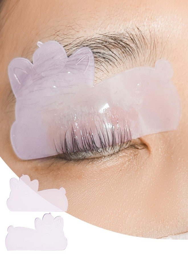 Libeauty Korean Lash Lift Shields, Ultra Thin 1mm Glueless Lash Lift Pads, Double-Sided Super Sticky Eyelash Softening Rods for Step 1 Perm, Reusable Silicone Eye Pads for Salon and DIY, Puppy Shape - Image 1