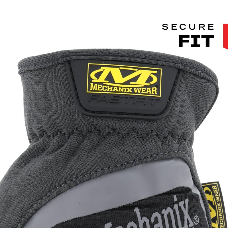 Mechanix Wear Mechanix Wear: FastFit Work Glove with Elastic Cuff for Secure Fit, Performance Gloves for Multi-Purpose Use, Touchscreen Capable Safety Gloves for Men (Black, Medium)  - Image 4