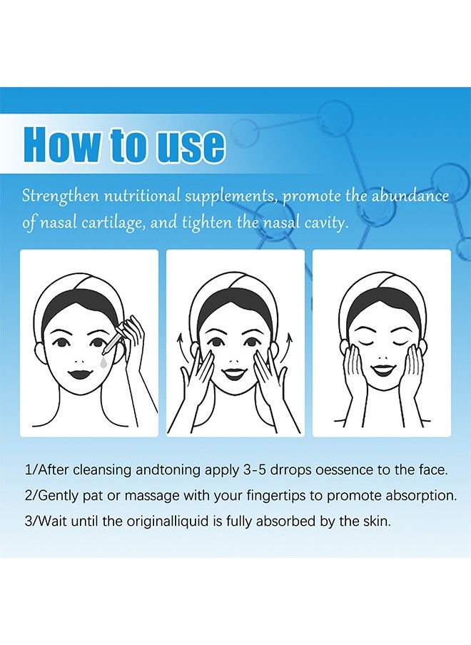West&Month Nose Lift Up Essential Oil- Heighten Rhinoplasty Collagen Firming Moisturizing Perfect Nose Serum Reshape Natural Beauty Skin Care 10ml  - Image 5