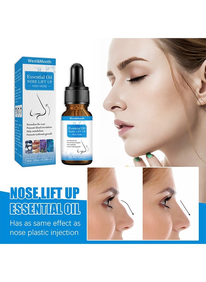 West&Month Nose Lift Up Essential Oil- Heighten Rhinoplasty Collagen Firming Moisturizing Perfect Nose Serum Reshape Natural Beauty Skin Care 10ml  - Image 2