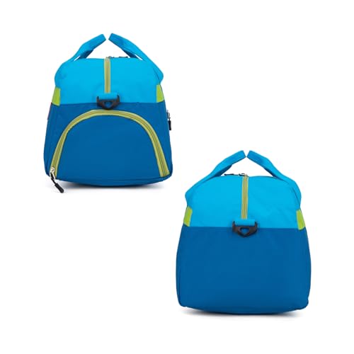 HawLander Kids Duffle Bag for Boys or Girls, Fit School Practice, or Overnight Travel (Blue) - Image 3