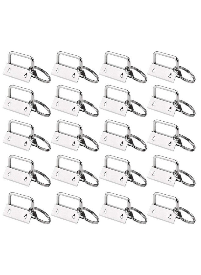 HRLORKC HRLORKC 50 Sets Key Fob Hardware Key Fob Keychain Wristlet with Split Ring 1 Inch  - Image 1