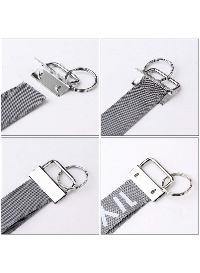 HRLORKC HRLORKC 50 Sets Key Fob Hardware Key Fob Keychain Wristlet with Split Ring 1 Inch  - Image 5