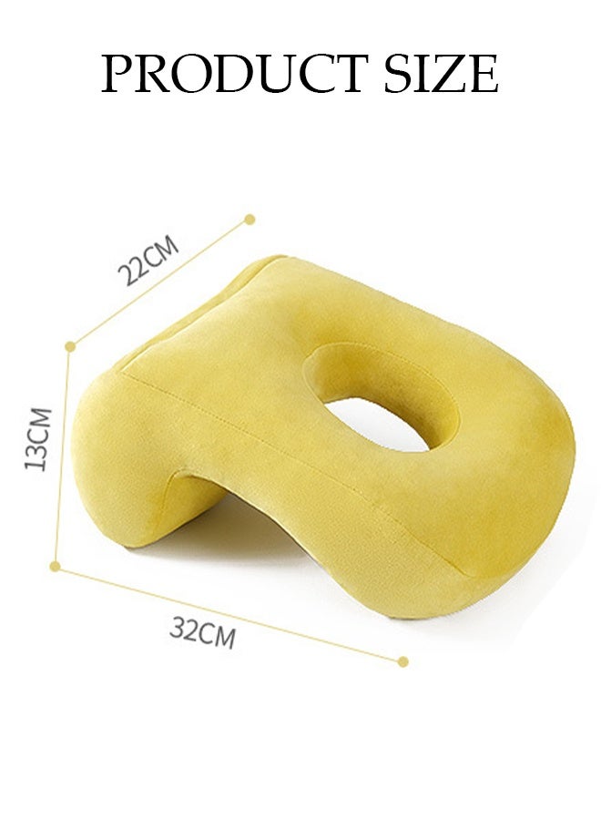 DUNISO Soft Comfortable Desk Nap Pillow Ergonomic Memory Cotton Wedge Pillow for Sleeping, Slow Rebound Desk Nap Pillow (Slightly Hard) for Adults and Teenagers for School Office Traveling - Image 5