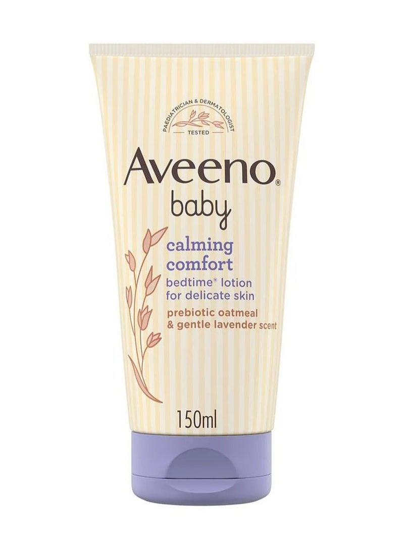Aveeno Baby Aveeno Baby Calming Comfort Bedtime Lotion, Lavender Scent, Non-Greasy Formula, 24h Moisturization, 0+ Months, 150mL 