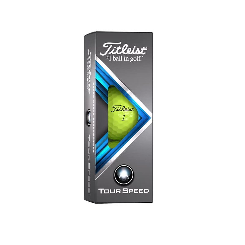 Titleist Tour Speed Yellow Golf Balls (One Dozen) - Image 2