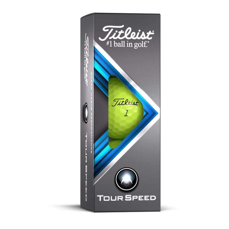 Titleist Tour Speed Yellow Golf Balls (One Dozen) - Image 5