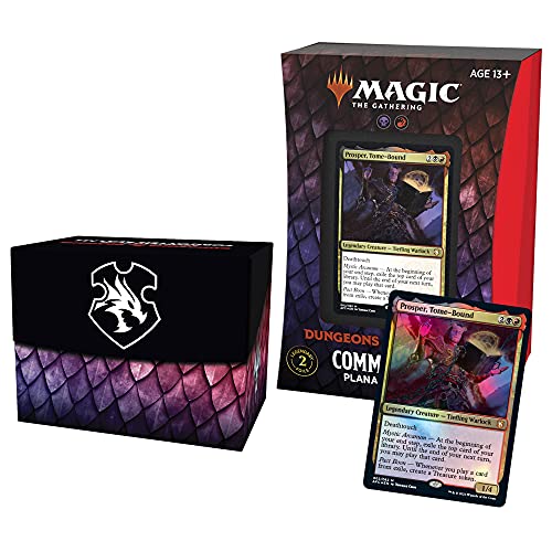 Magic The Gathering Adventures in The Forgotten Realms Commander Deck Planar Portal RedBlack - Image 1