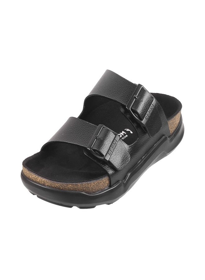 Mochi Men Black Casual Comfort Slipper UK/8 EU/42 (16-754) - Image 1