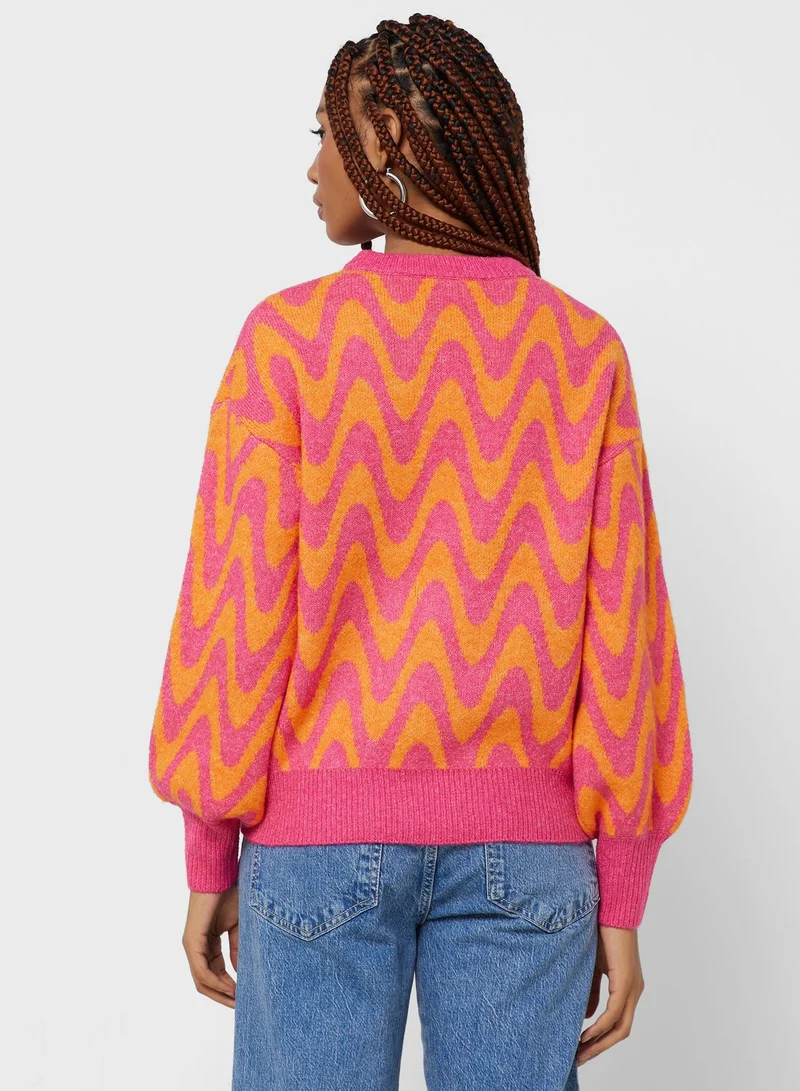 ONLY Crew Neck Knitted Sweater