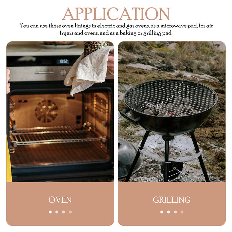 4 pcs Mat Non Stick Grill Mat For Outdoor Grill Reusable Baking Mat - Image 4
