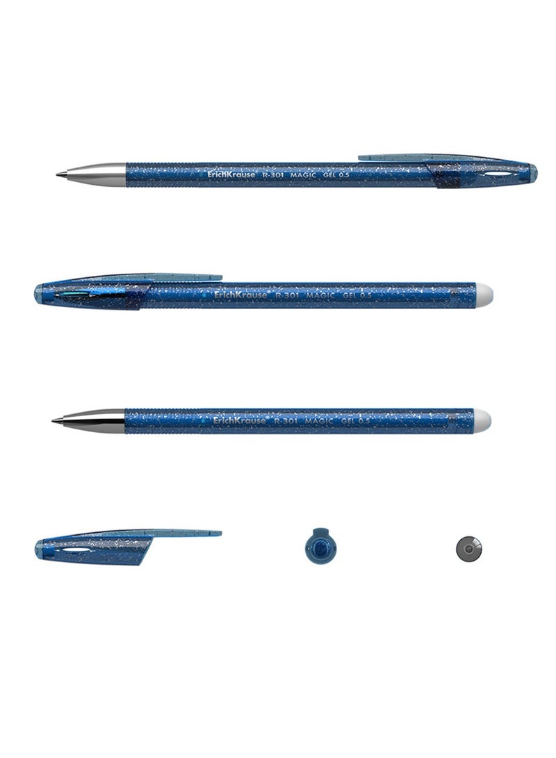 ErichKrause قلم جيل سحري قابل للمسح 1 قطعة R-301 حبر أزرق - Image 2