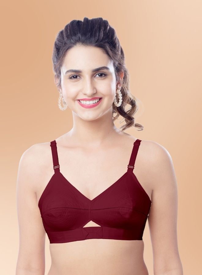 BRIDA Brida Women's Cotton Bra(Kavya Xtrasoft) & High-Waisted Panties Set(Petals)- (Colours & Print May Vary)  - Image 2