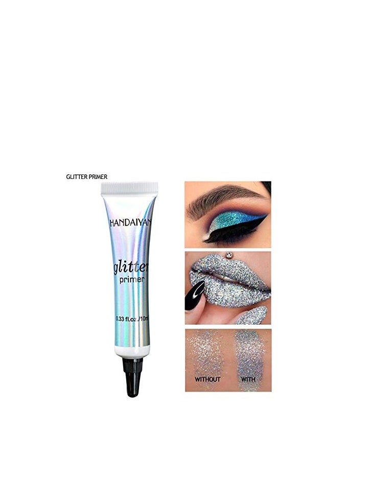 MAEPEOR MAEPEOR Cosmetic Glitter Glue Long Lasting Makeup Glitter Primer Gel Waterproof & Smudgeproof Primer Base Glue for Body Eyes Face Lip with Glitter, Body Jewels, Rhinestones (2 PCS, 10 ml)  - Image 2