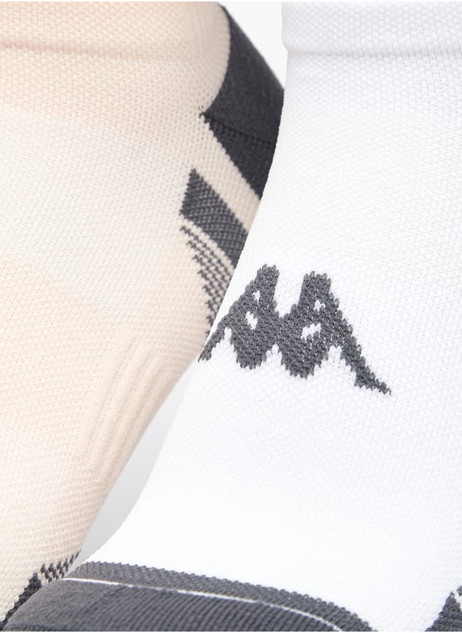 Kappa - Women's Logo Detail Ankle Length Performance Socks - Set of 3 - Image 1