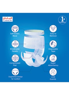 Lifree Slim Culotte Adult Diaper Pants Large Size 3 Cup Absorbency Mega Pack 36 Pieces  - Image 4