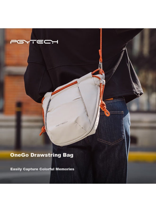 PGYTECH Pgytech Onego Drawstring Bag For Camera Dandelion Series Single Shoulder Photography Bag For Mirrorless Camera Fujifilm Camera Bag Insert Bag For Sony Canon Camera Bag - Lilac - Image 4