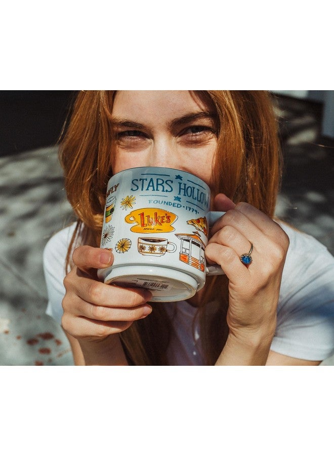 Silver Buffalo Gilmore Girls Stars Hollow Allover Icons Ceramic Stacking Mug | Large Coffee Cup For Espresso, Caffeine, Beverages, Home & Kitchen Essentials | Cute Gifts and Collectibles | Holds 13 Ounces - Image 3