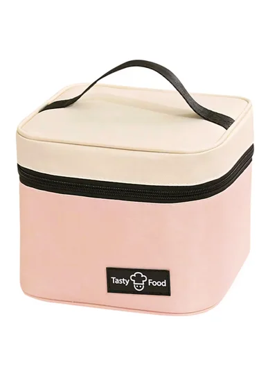 flâneur Insulated Lunch Bag with Handle and Zipper Closure - Big Capacity, Fashionable and Durable Design, Ideal for School, Work, and Travel, Portable and Practical with Thermal Protection
