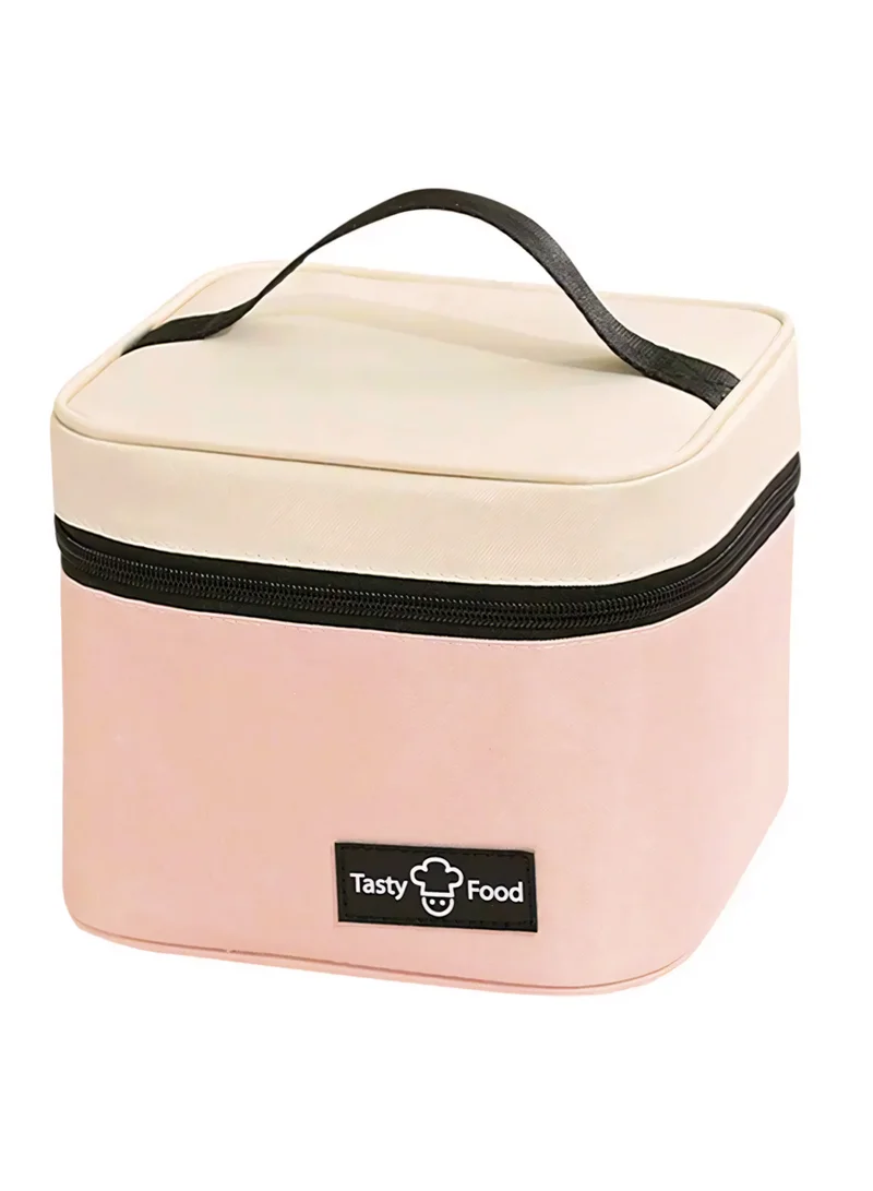 flâneur Insulated Lunch Bag with Handle and Zipper Closure - Big Capacity, Fashionable and Durable Design, Ideal for School, Work, and Travel, Portable and Practical with Thermal Protection