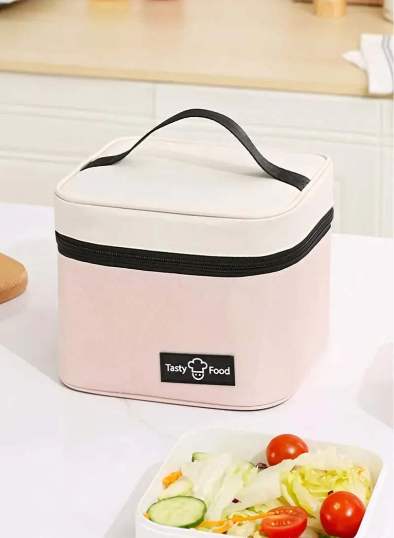 flâneur Insulated Lunch Bag with Handle and Zipper Closure - Big Capacity, Fashionable and Durable Design, Ideal for School, Work, and Travel, Portable and Practical with Thermal Protection