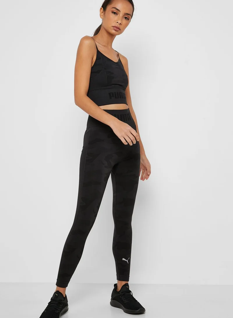 PUMA evoKNIT Seamless Cropped Top