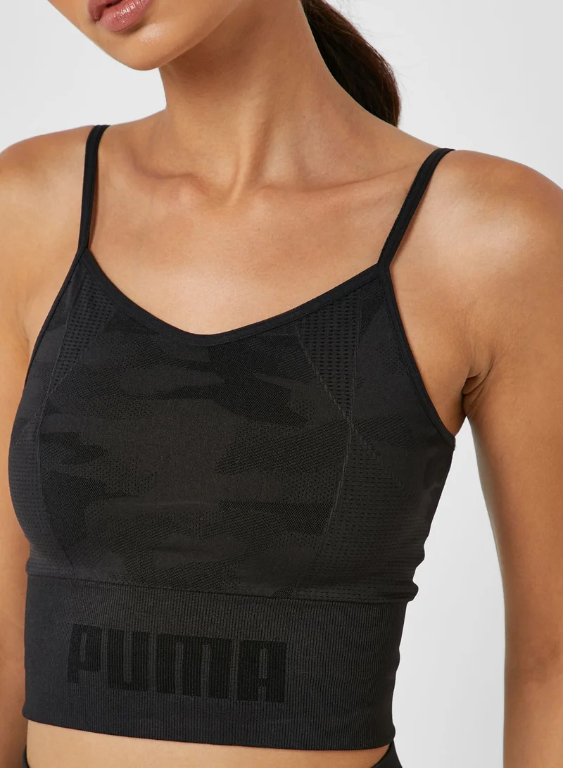 PUMA evoKNIT Seamless Cropped Top