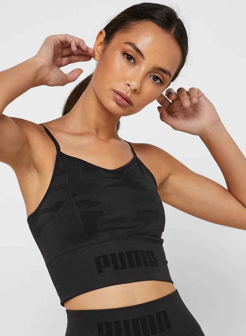 PUMA evoKNIT Seamless Cropped Top