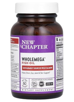 New Chapter Wholemega Fish Oil, 60 Softgels  - Image 2