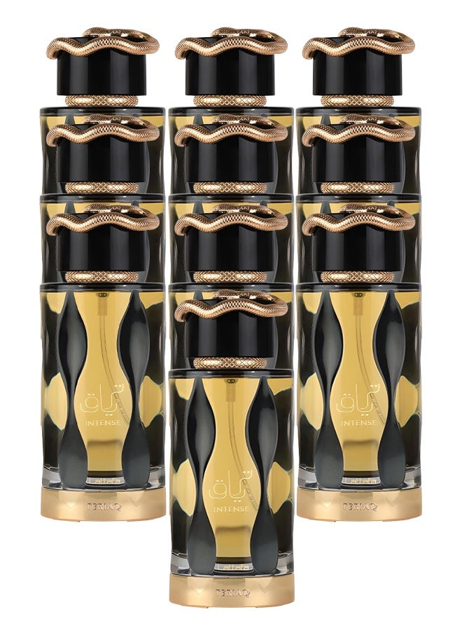 Lattafa 10 Pieces Teriaq Intense Perfume For Unisex 100ml - Image 1
