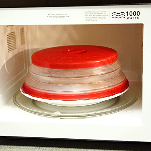 Norpro Knockdown Microwave Food Cover, Red - Image 4
