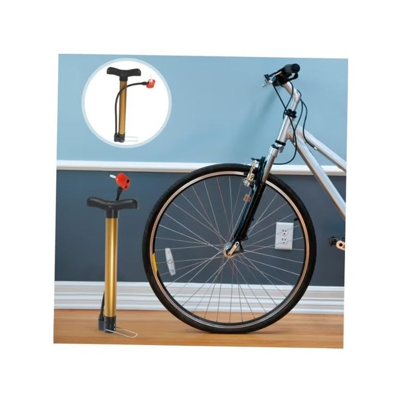 ALKAYAN Bike Floor Pump with Gauge – High-Pressure, Bicycle for Bikes & Sports Balls ... - Image 5