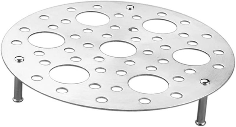 7grids رف طبخ البيض من الفولاذ المقاوم للصدأ، أداة مطبخ متعددة الوظائف وسهلة التنظيف - Image 2