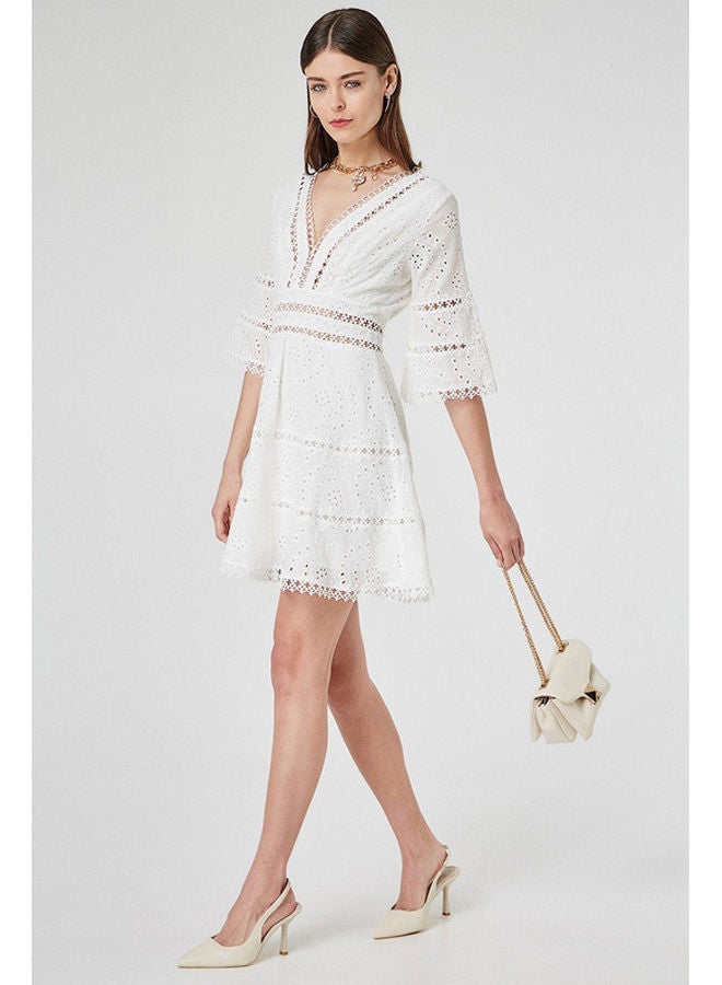 BSB Dress with broderie detais - Image 1