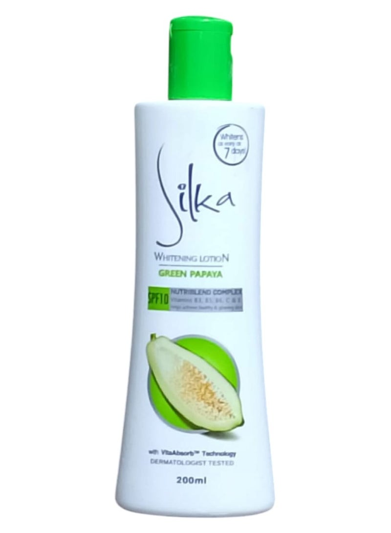 Silka Green Skin Whitening Lotion in 7 days - Image 1
